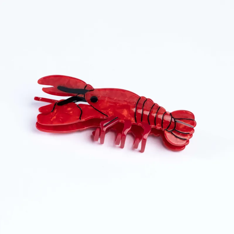Large Lobster Hair Claw Clip made by Jenny Lemons
