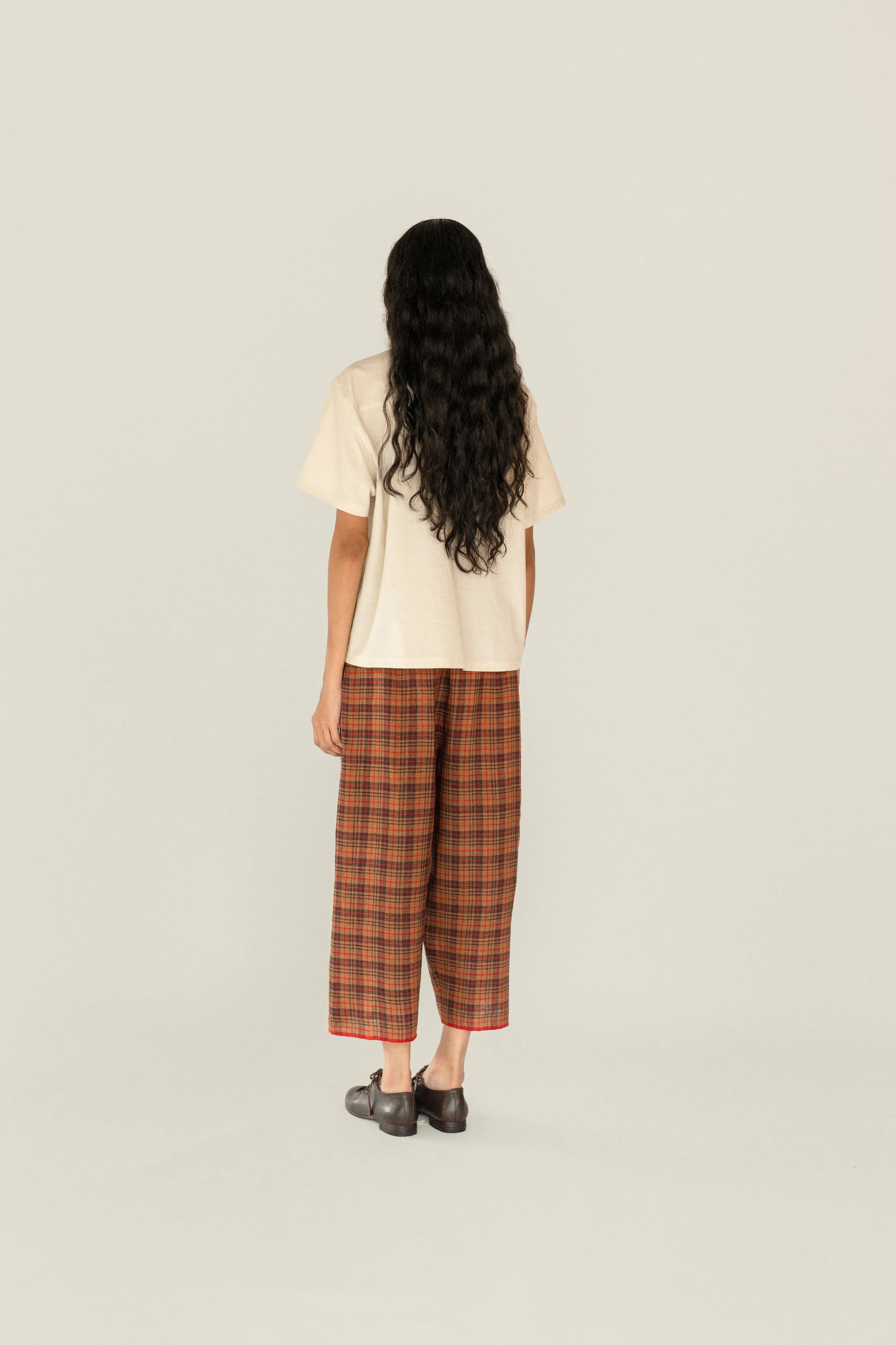 JAMIE - BROWN RED CHECKS sold by Runaway Bicycle product image thumbnail 3