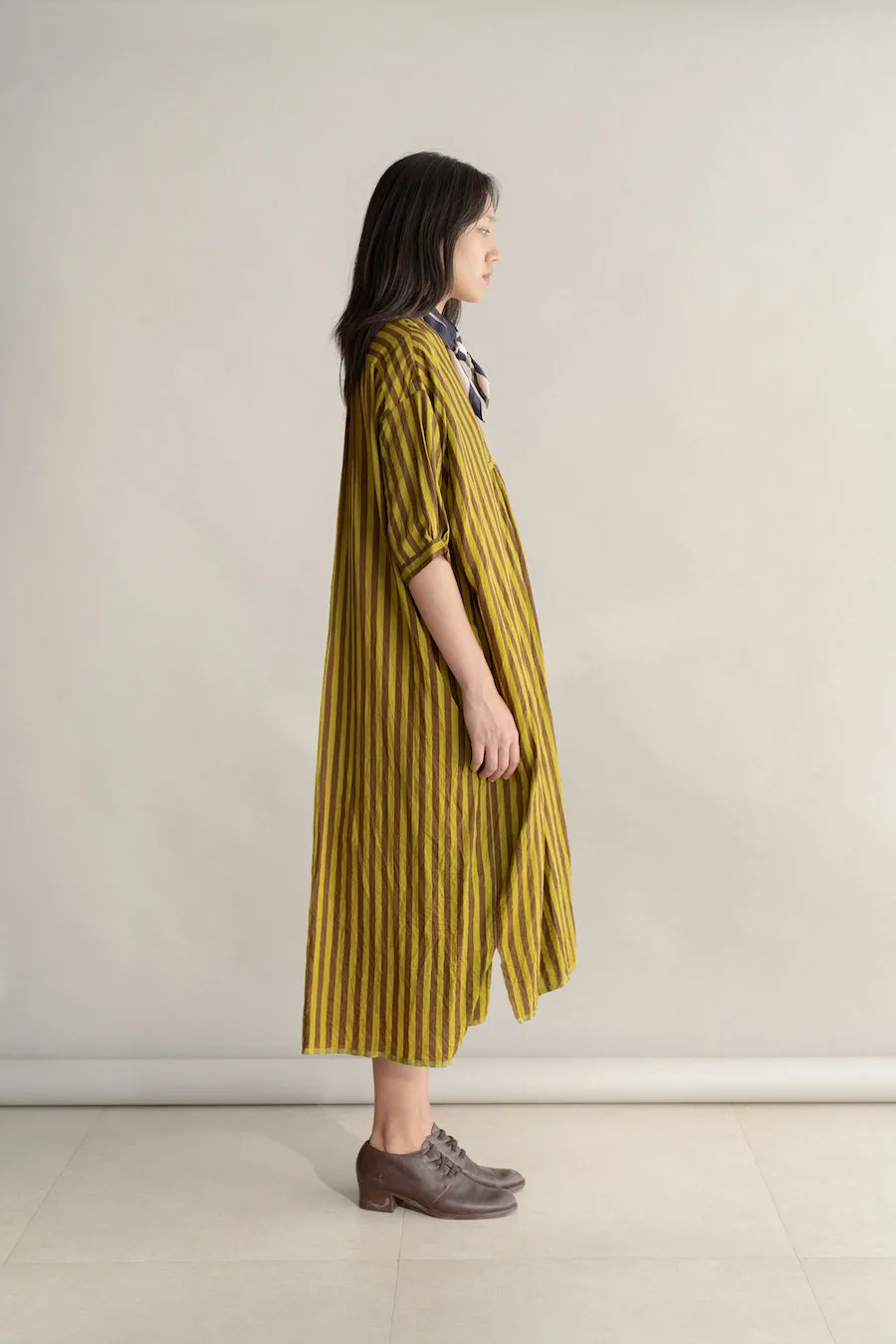 IRENE - GREEN BROWN STRIPES sold by Runaway Bicycle product image thumbnail 3