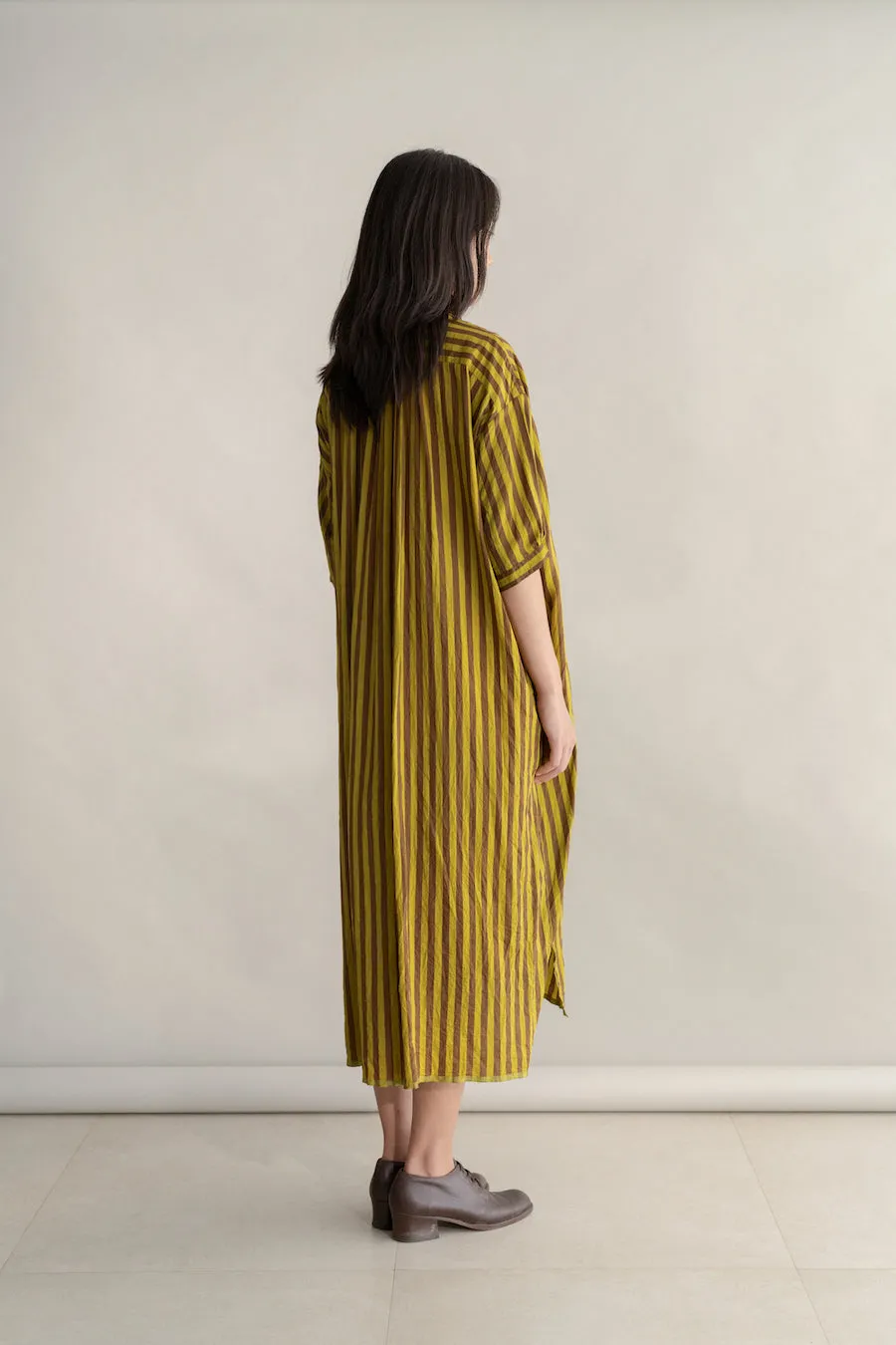 IRENE - GREEN BROWN STRIPES sold by Runaway Bicycle product image thumbnail 4