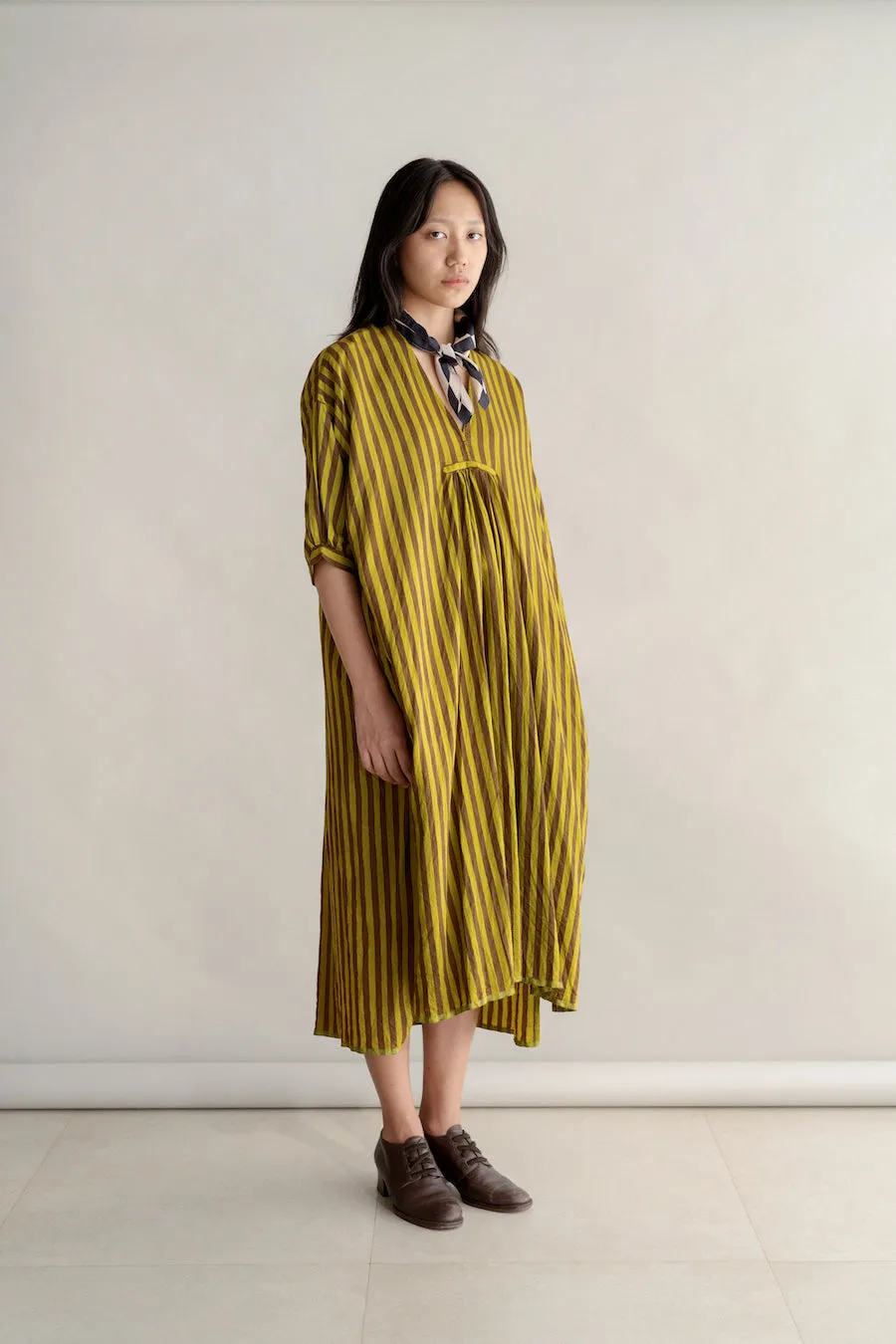 IRENE - GREEN BROWN STRIPES sold by Runaway Bicycle product image thumbnail 2