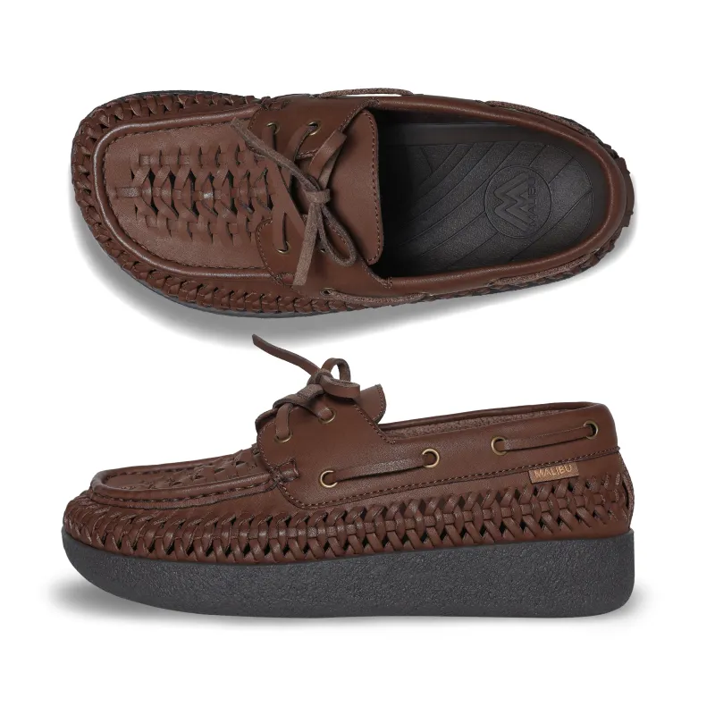 Skipper Boat Shoe | Bison Brown | Bison Brown made by Malibu Sandles