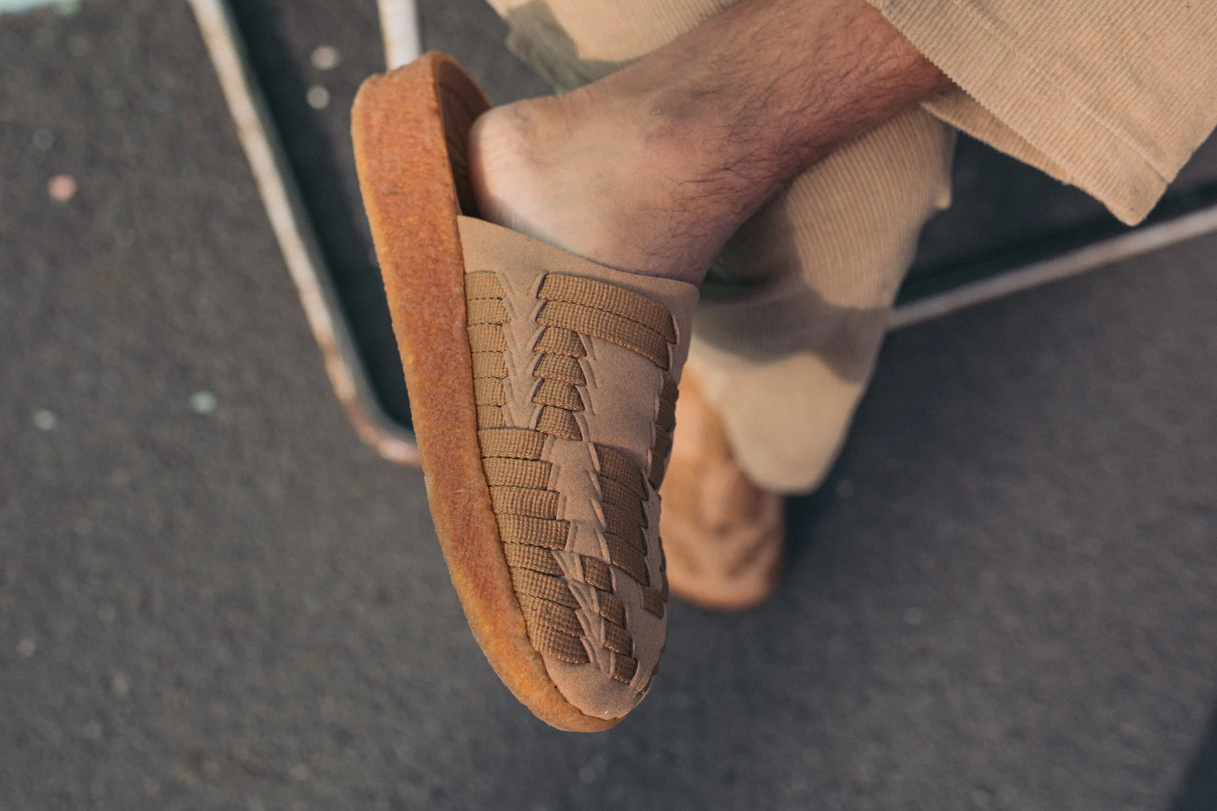 Men's Thunderbird | Suede Vegan | Nylon | Crepe | Coyote sold by Malibu Sandles product image thumbnail 5