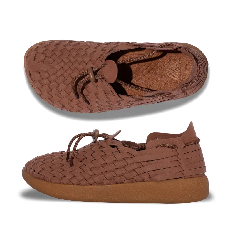 Men's Latigo | Suede Vegan Leather | Crepe Rubber | Walnut made by Malibu Sandles