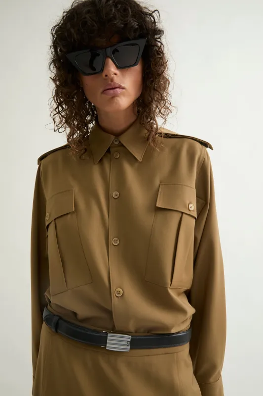 OFFICER SHIRT made by Laurence Bras
