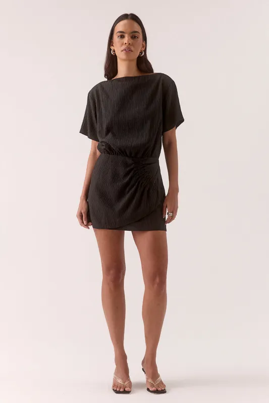 AINE MINI DRESS - BLACK made by SOVERE