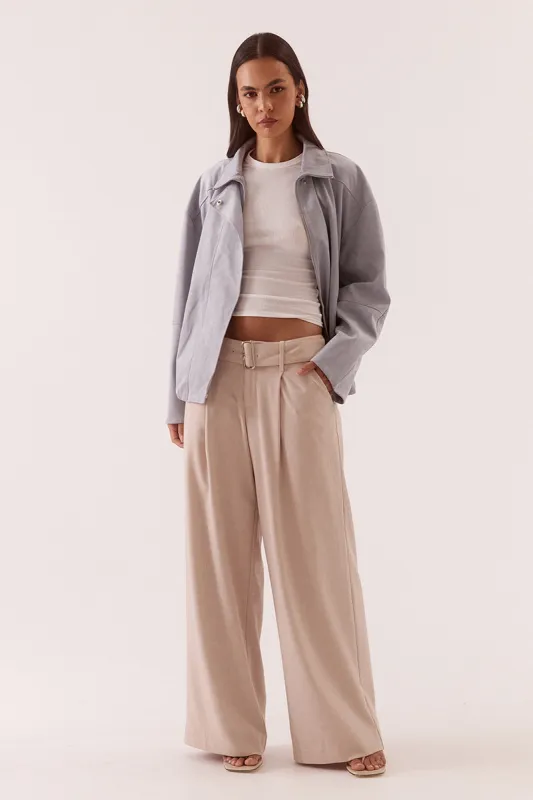 ALULA BOMBER JACKET - WHISPER BLUE made by SOVERE