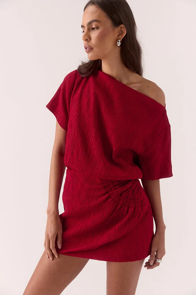 AINE MINI DRESS - RASPBERRY sold by SOVERE product image thumbnail 4