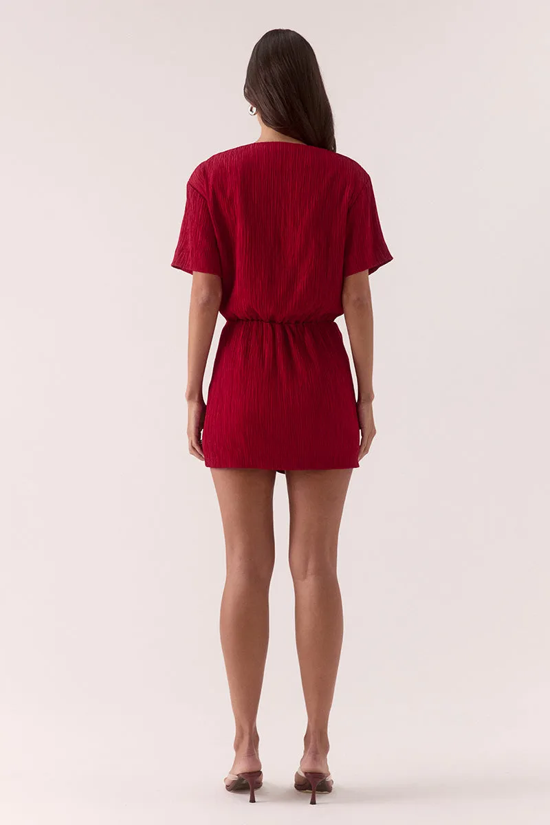 AINE MINI DRESS - RASPBERRY sold by SOVERE product image thumbnail 3