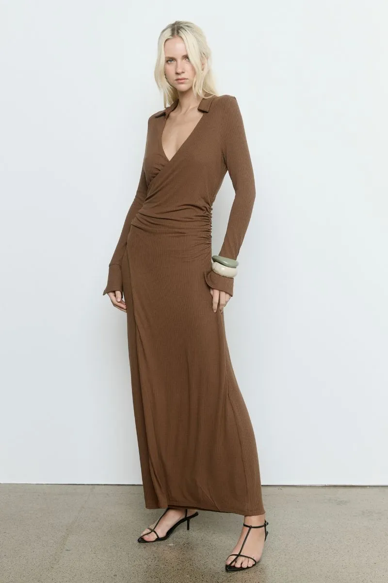 EMILE DRESS - NUTMEG sold by SOVERE product image thumbnail 3