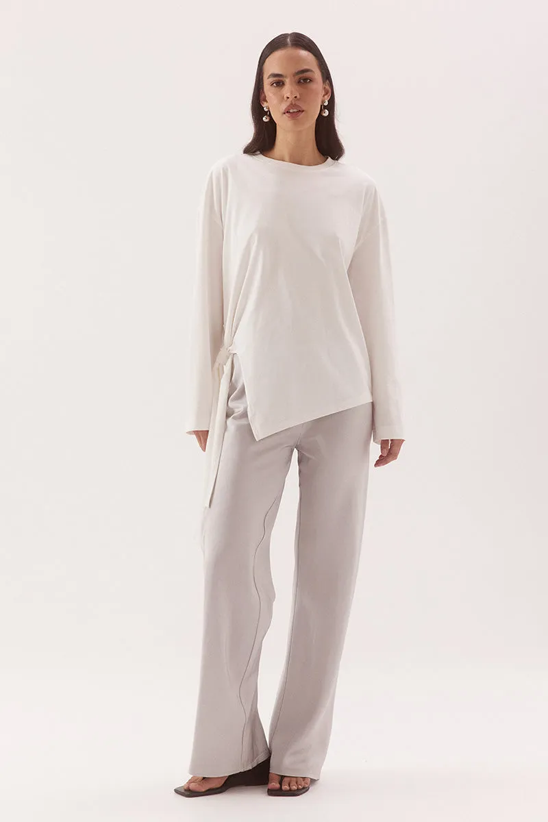 BLAKE LONGSLEEVE TEE - VANILLA sold by SOVERE