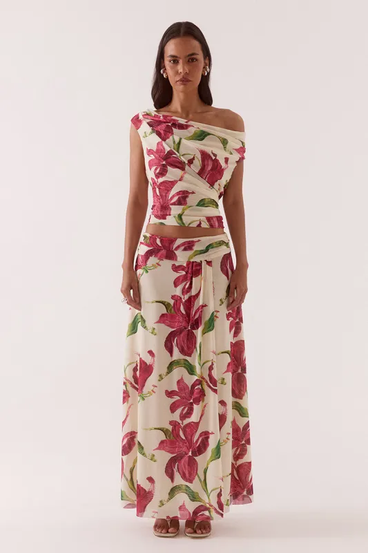 AZALEA SKIRT - CREAM made by SOVERE