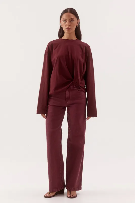 IZEL LONGSLEEVE - VINO made by SOVERE