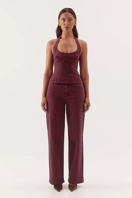 BLAINE DENIM JEANS - VINO made by SOVERE