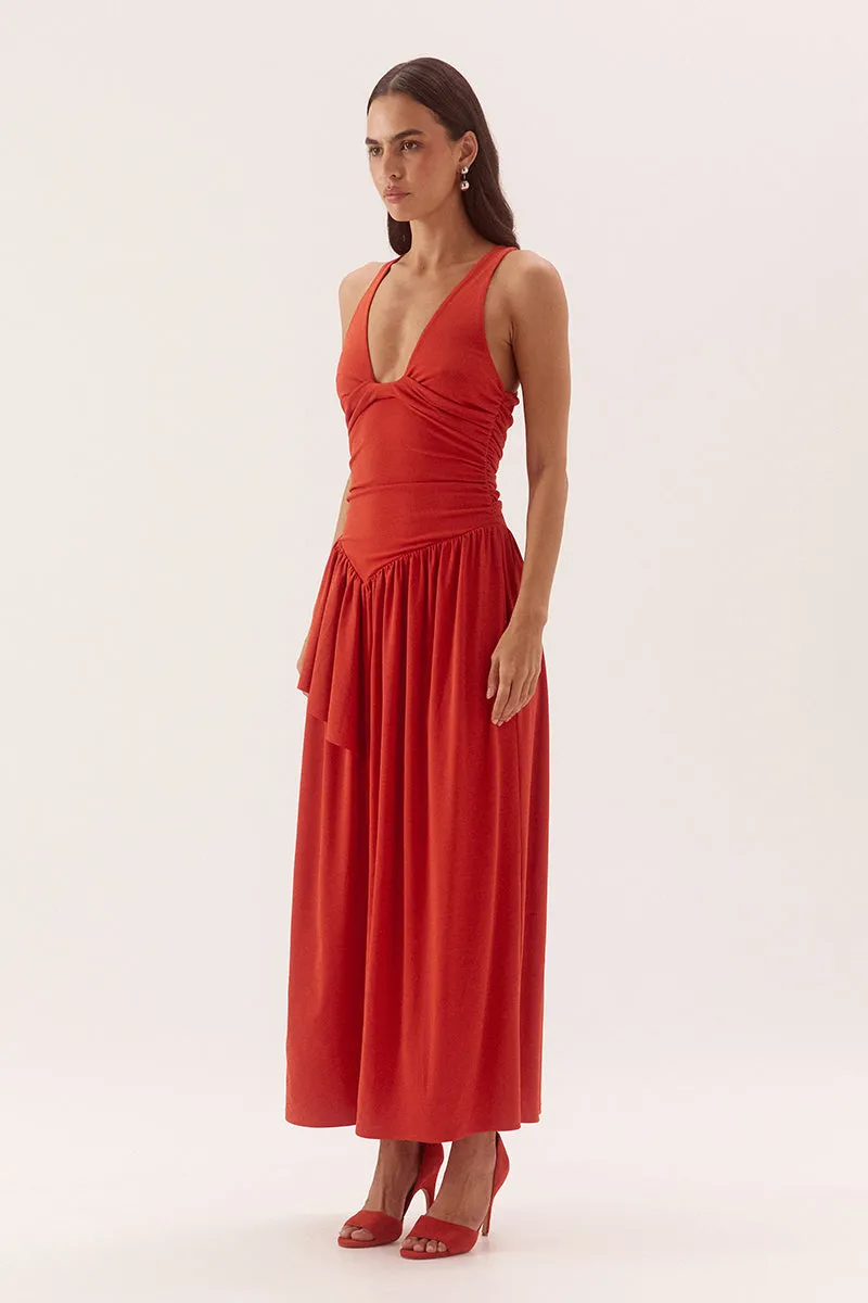 TULLI DRESS - VERMILION sold by SOVERE product image thumbnail 4