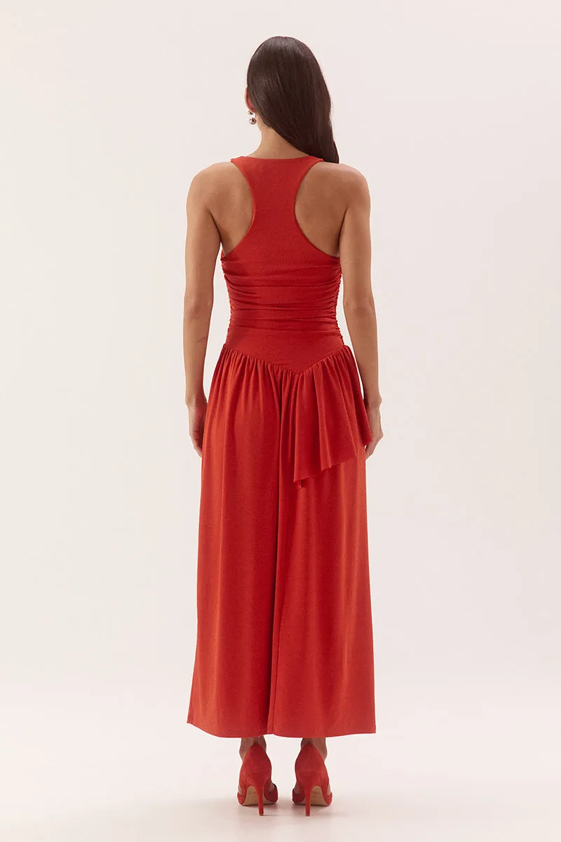 TULLI DRESS - VERMILION sold by SOVERE product image thumbnail 5