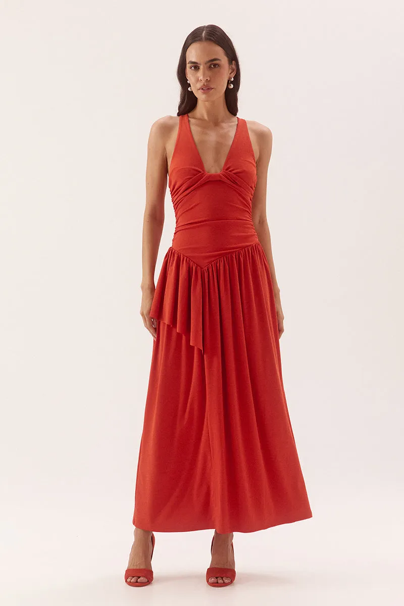 TULLI DRESS - VERMILION sold by SOVERE product image thumbnail 2