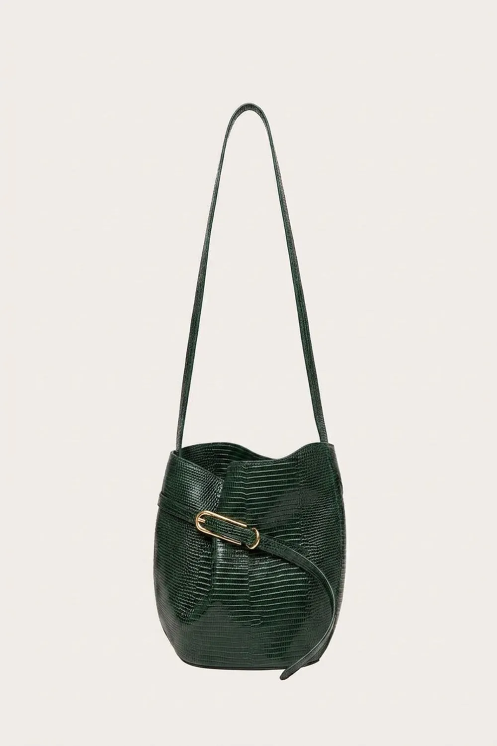 Belted Bucket Bag Emerald Lizard sold by Liffner product image thumbnail 2