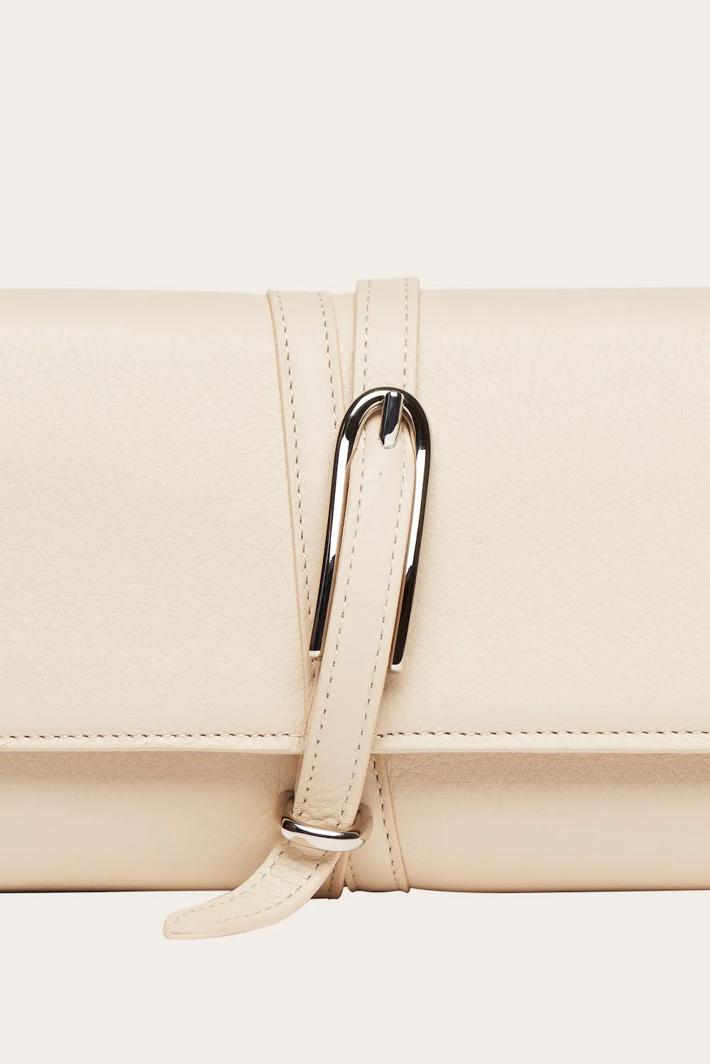 Belted Clutch Cream sold by Liffner product image thumbnail 4