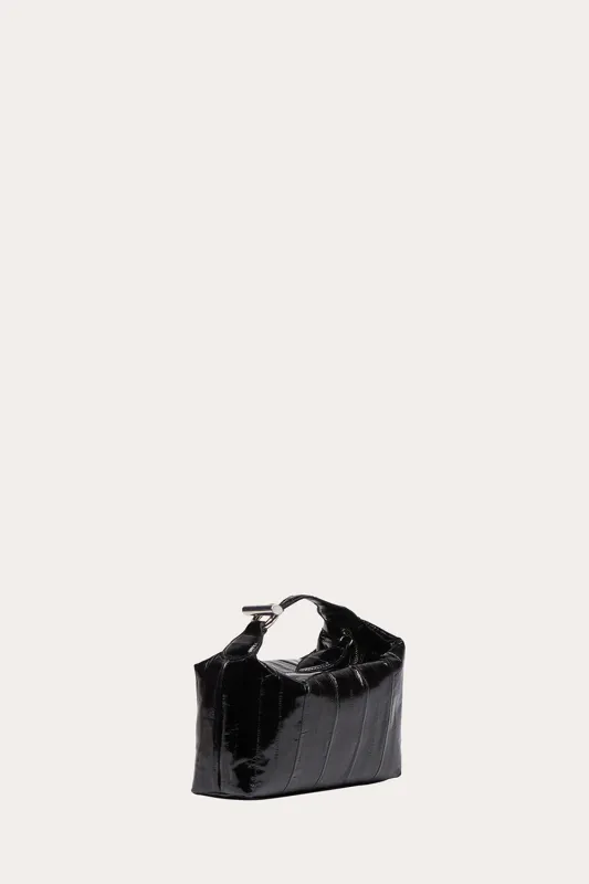 Pillow Pouch Micro Black Eel made by Liffner