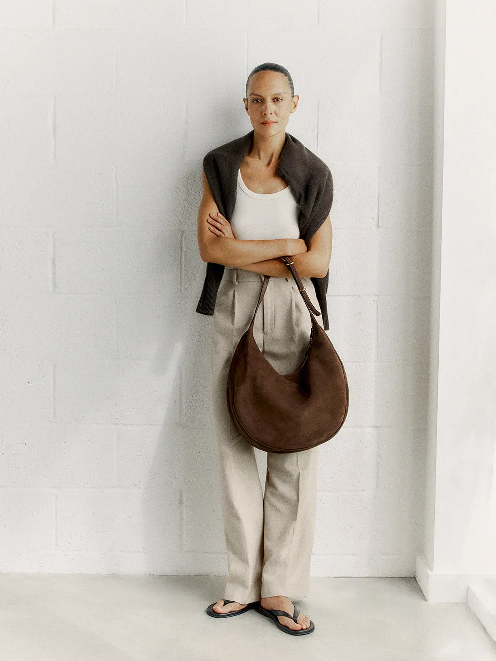 Moon Hobo Dark Brown Suede sold by Liffner product image thumbnail 3