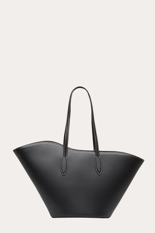 Tulip Shoulder Bag Medium Black made by Liffner