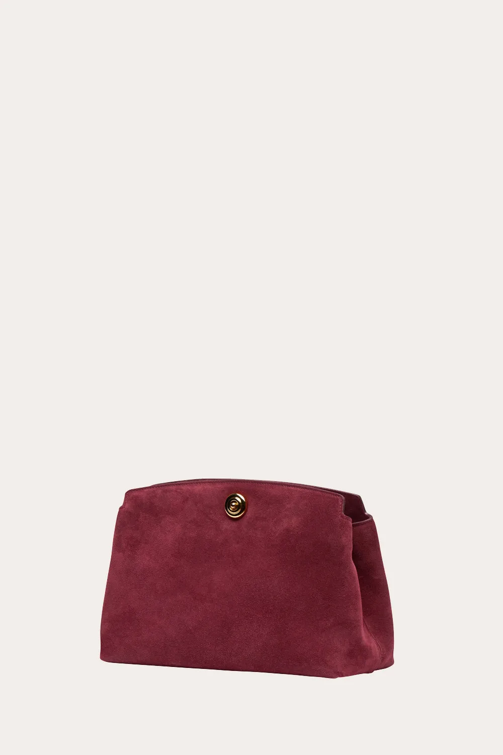 Pushlock Pouch Burgundy Suede sold by Liffner product image thumbnail 4