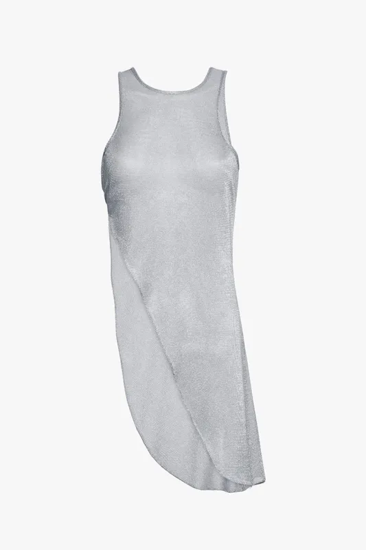 Silver Reversible Twist Top made by PRINSCAVera