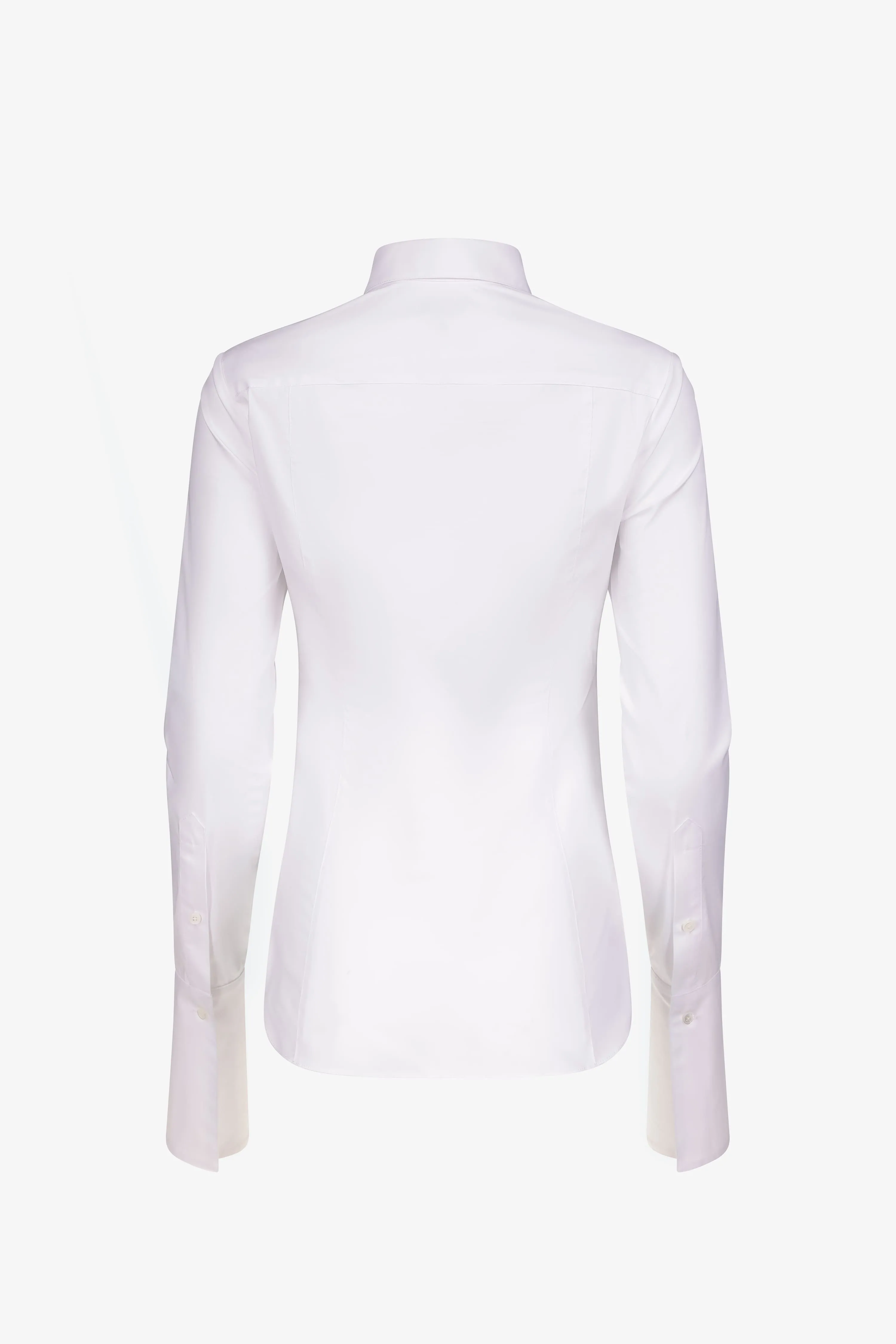 White Fitted Button Down sold by PRINSCAVera product image thumbnail 2