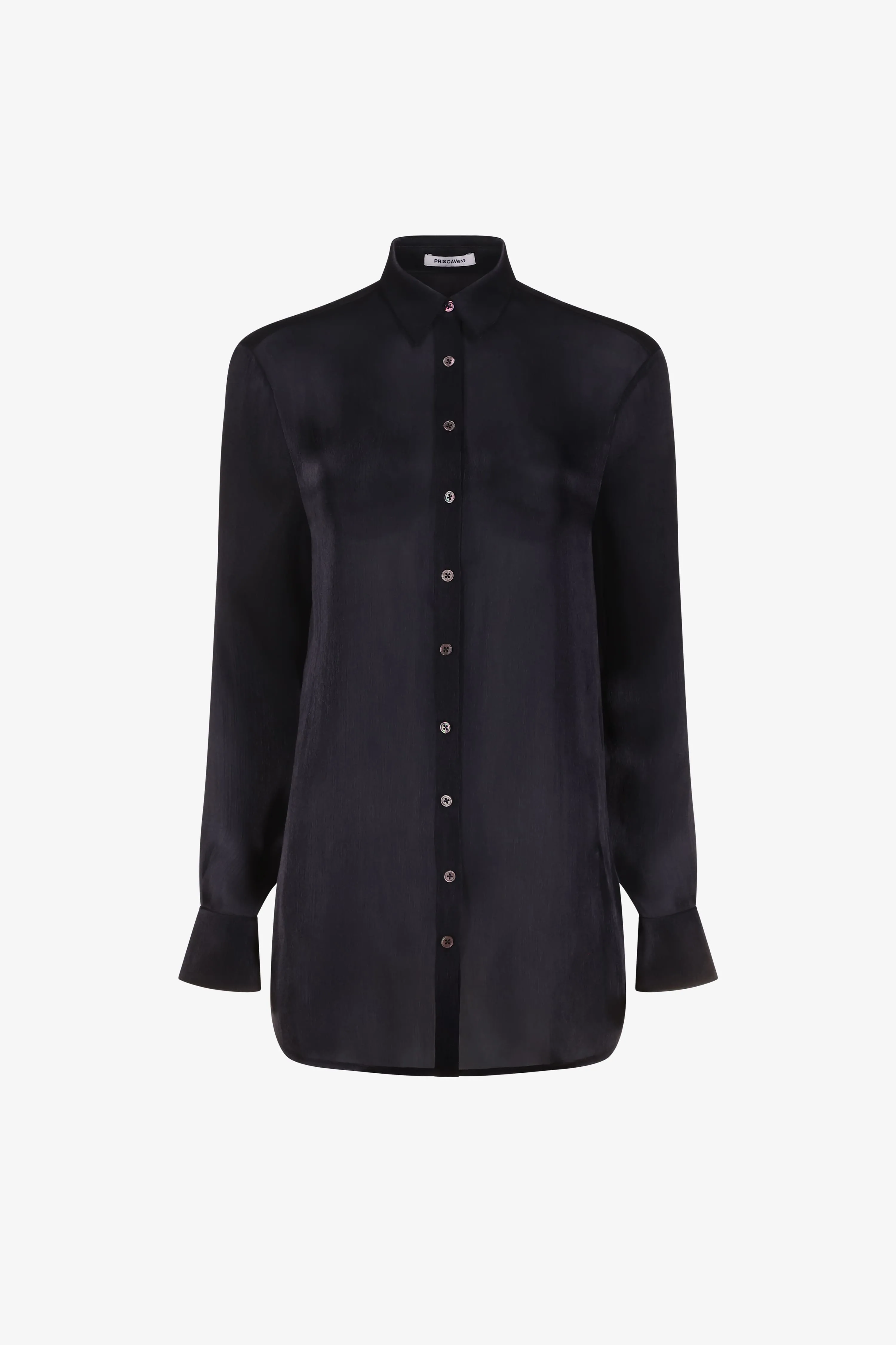 Black Relaxed Button Down sold by PRINSCAVera