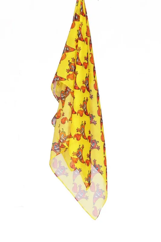 Chili Chiffon Scarf made by PRINSCAVera