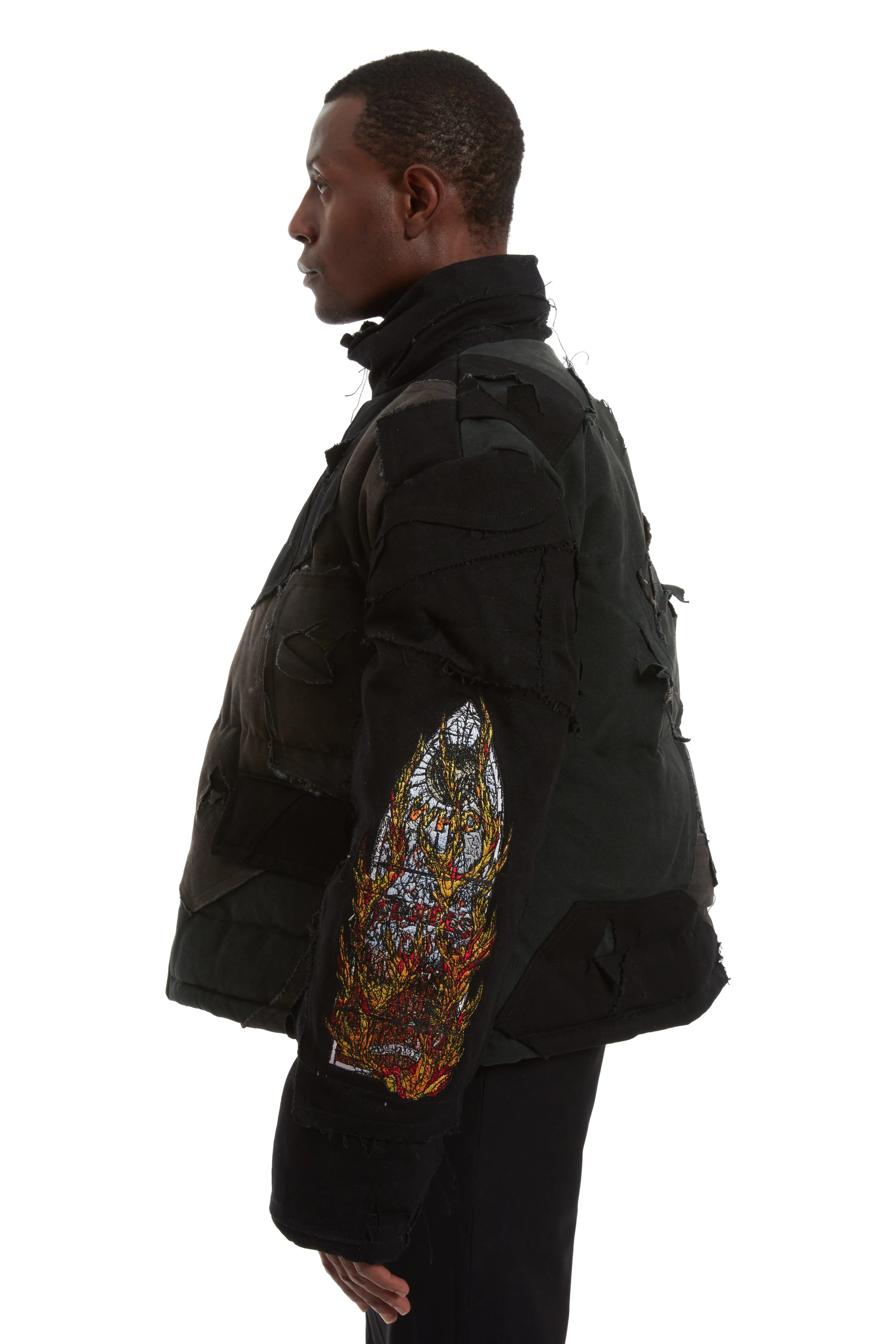 UPCYCLED PARKA COAL sold by WHO DECIDES WAR product image thumbnail 5