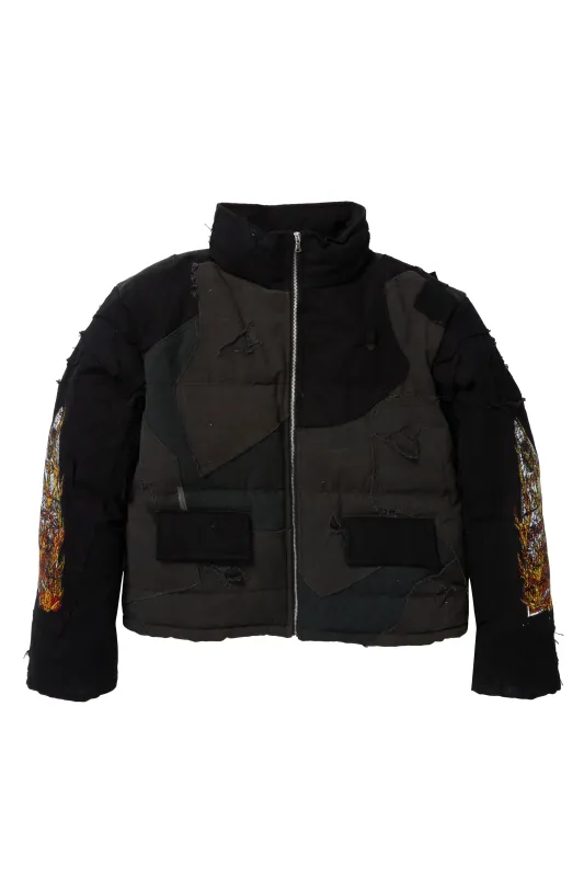 UPCYCLED PARKA COAL made by WHO DECIDES WAR