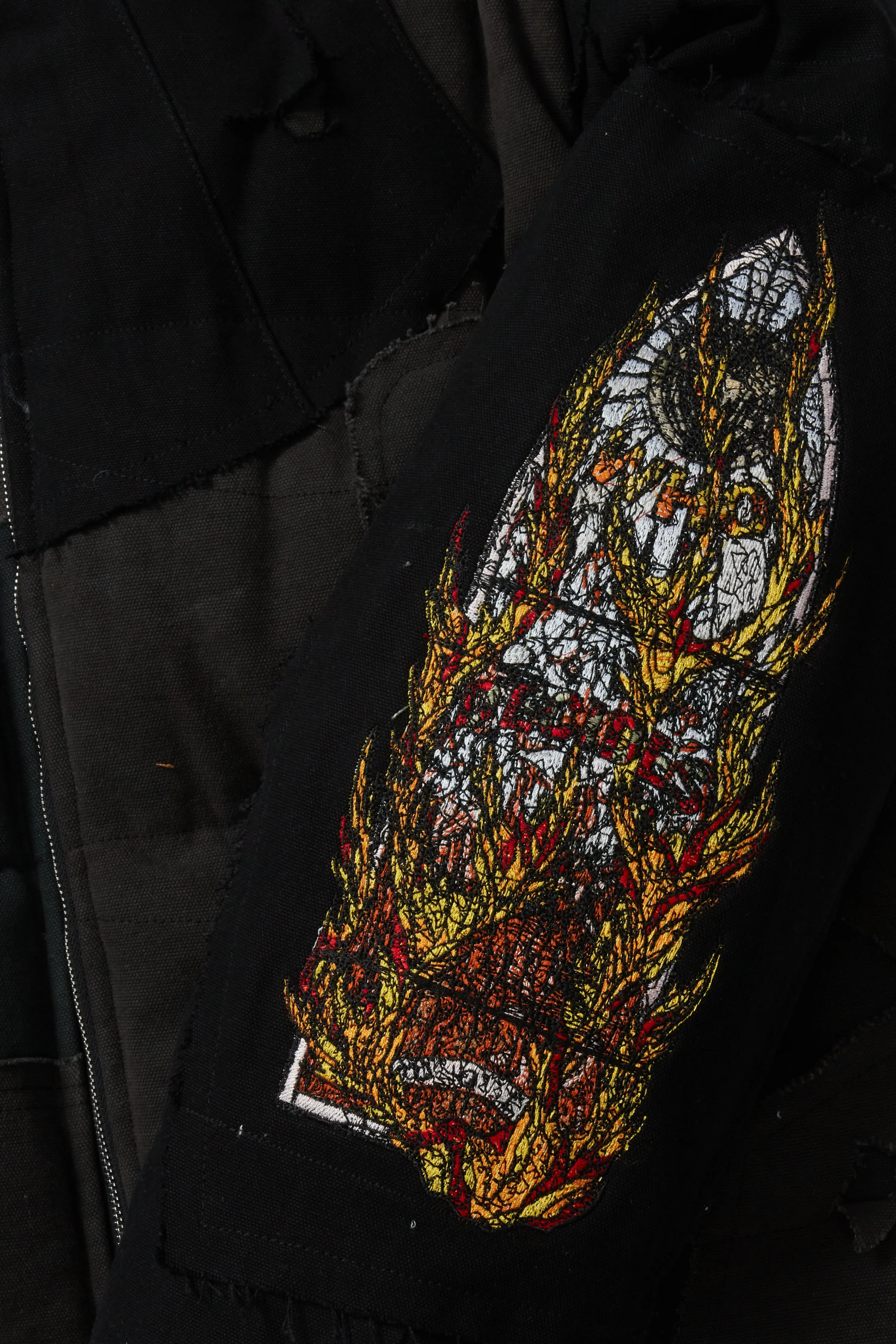 UPCYCLED PARKA COAL sold by WHO DECIDES WAR product image thumbnail 2