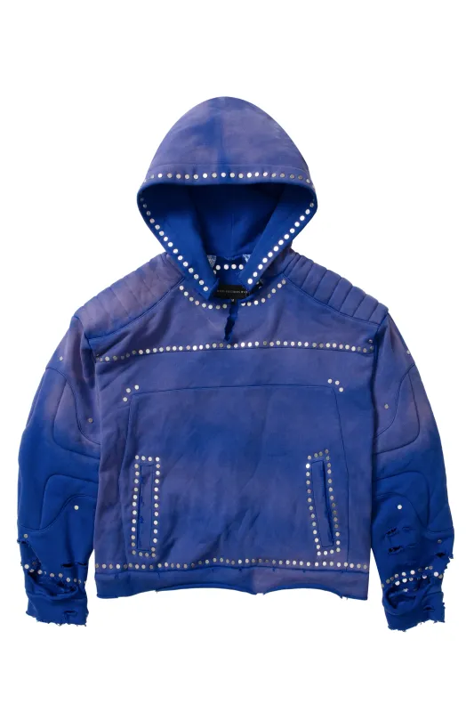 HARDWARE AMOUR HOODED PULLOVER made by WHO DECIDES WAR
