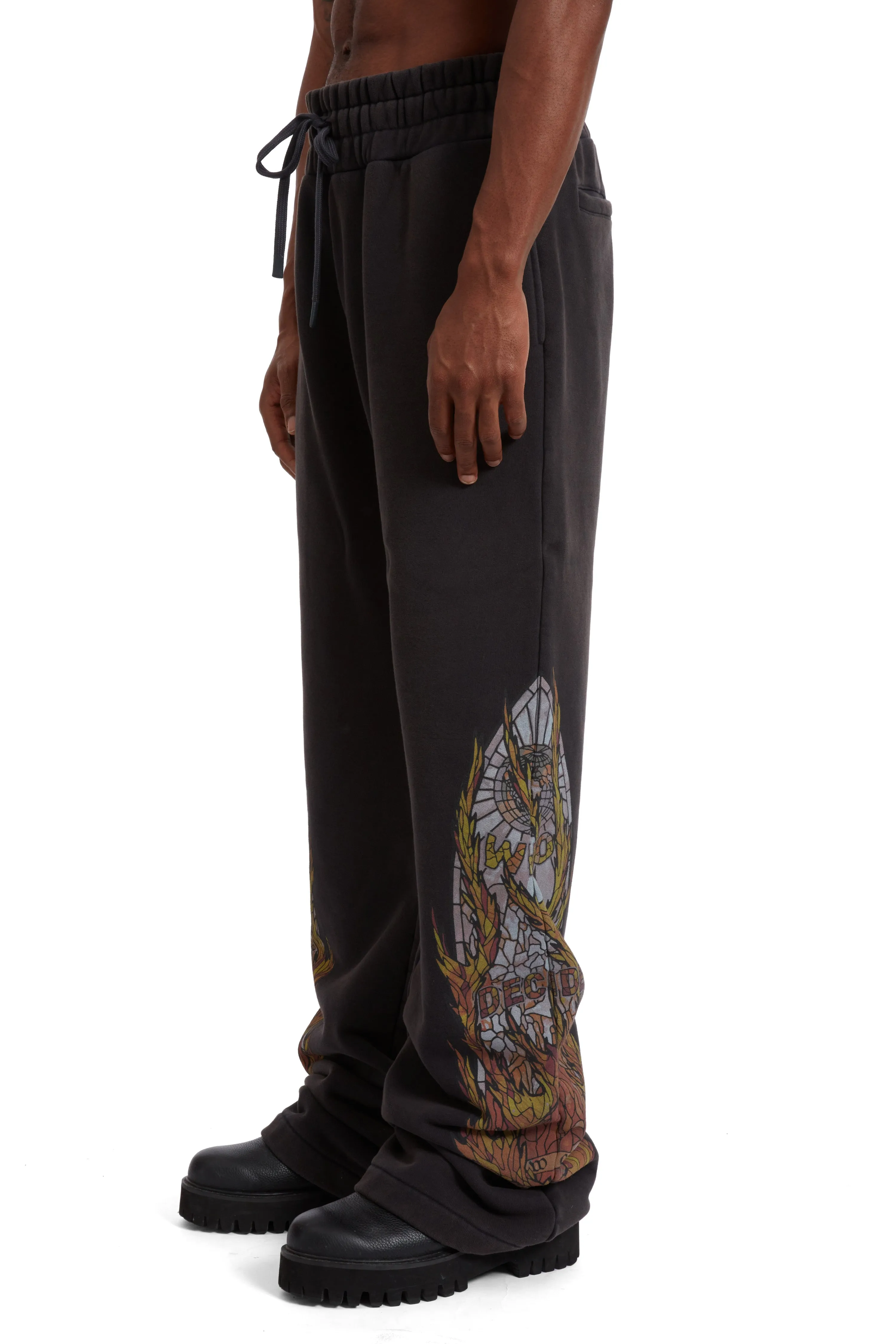FLAME GLASS HARDWARE SWEATPANT sold by WHO DECIDES WAR product image thumbnail 4