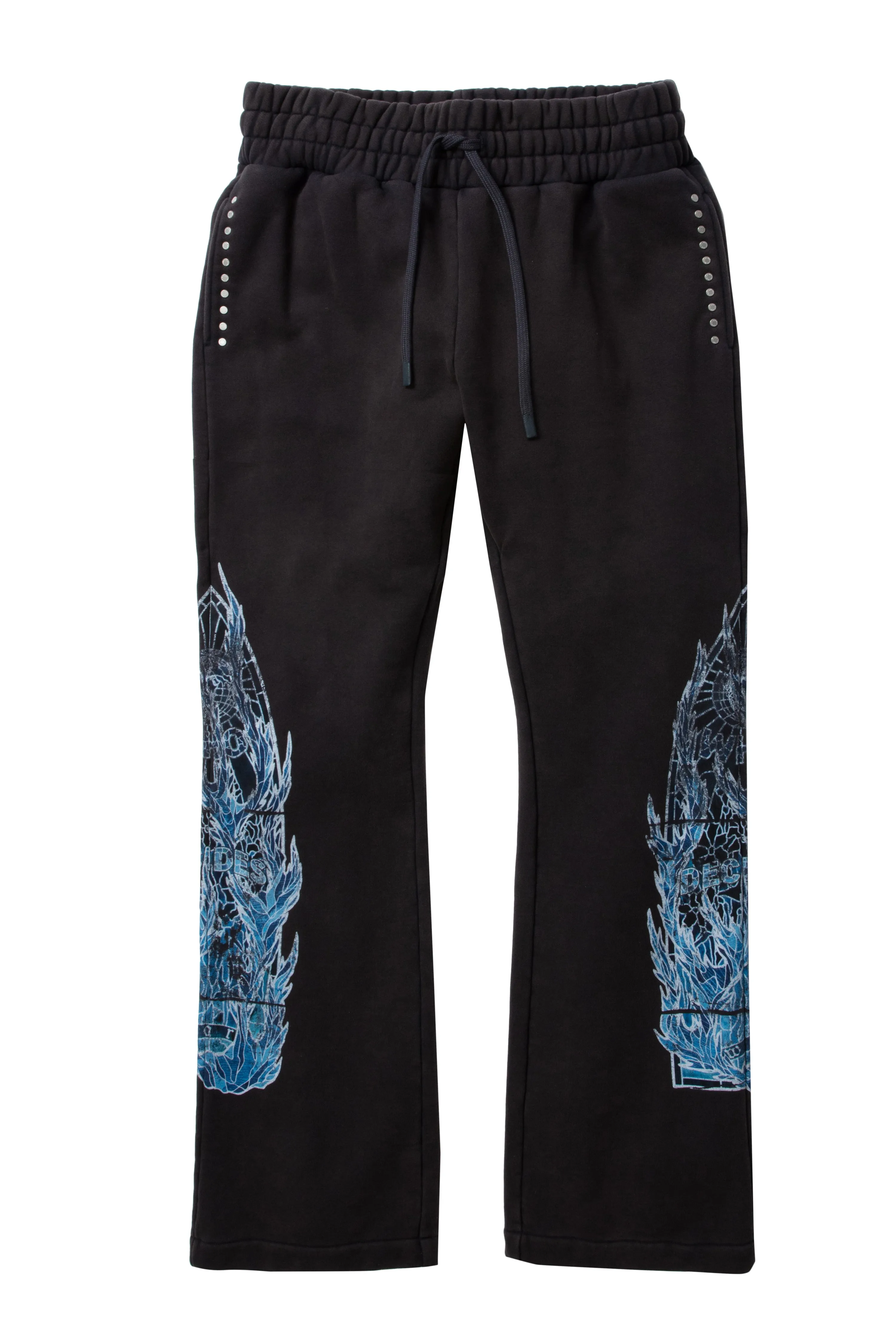FLAME GLASS HARDWARE SWEATPANT sold by WHO DECIDES WAR