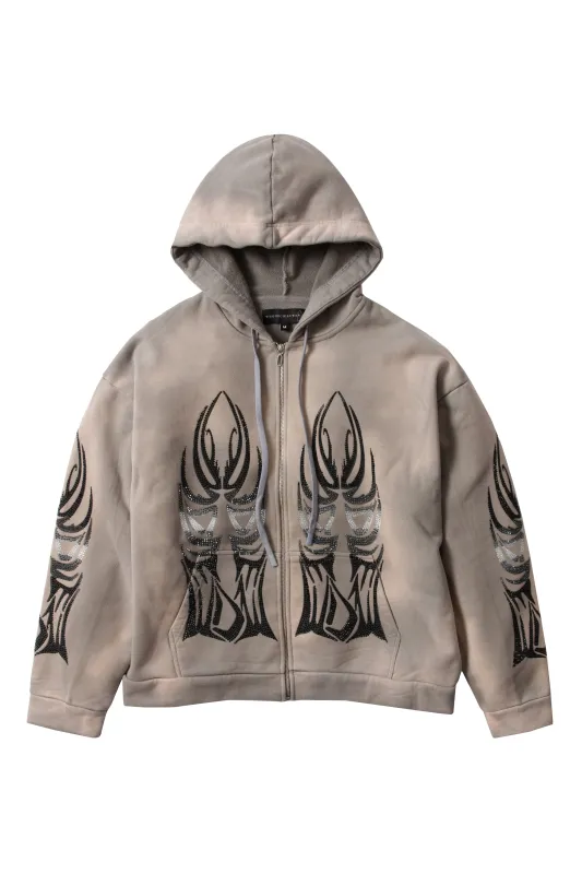 WINGED ZIP UP made by WHO DECIDES WAR
