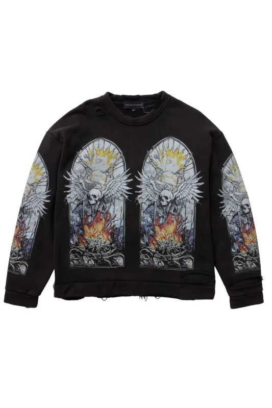 SKULL PULLOVER made by WHO DECIDES WAR