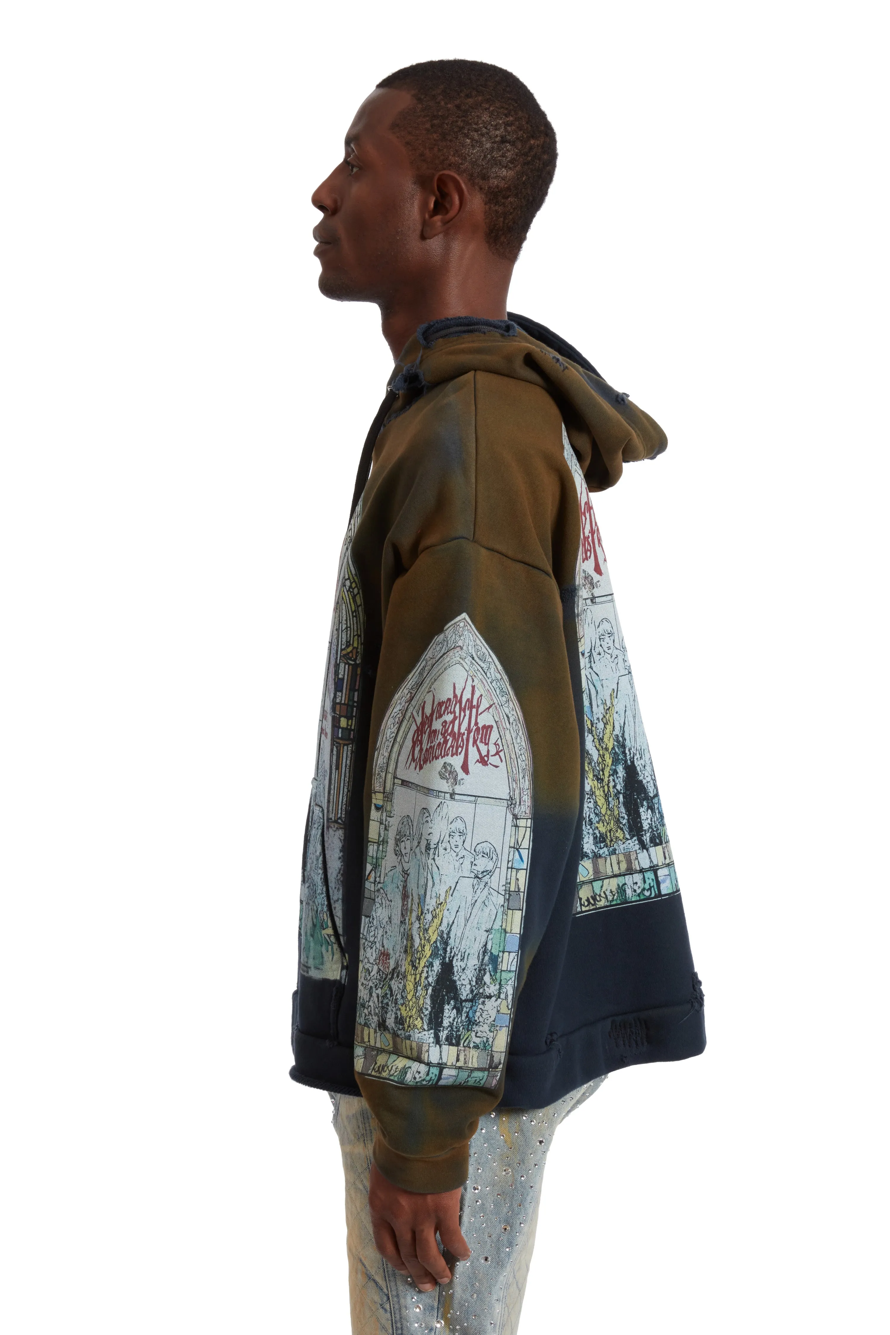 MOTLEY HOODED PULLOVER sold by WHO DECIDES WAR product image thumbnail 5