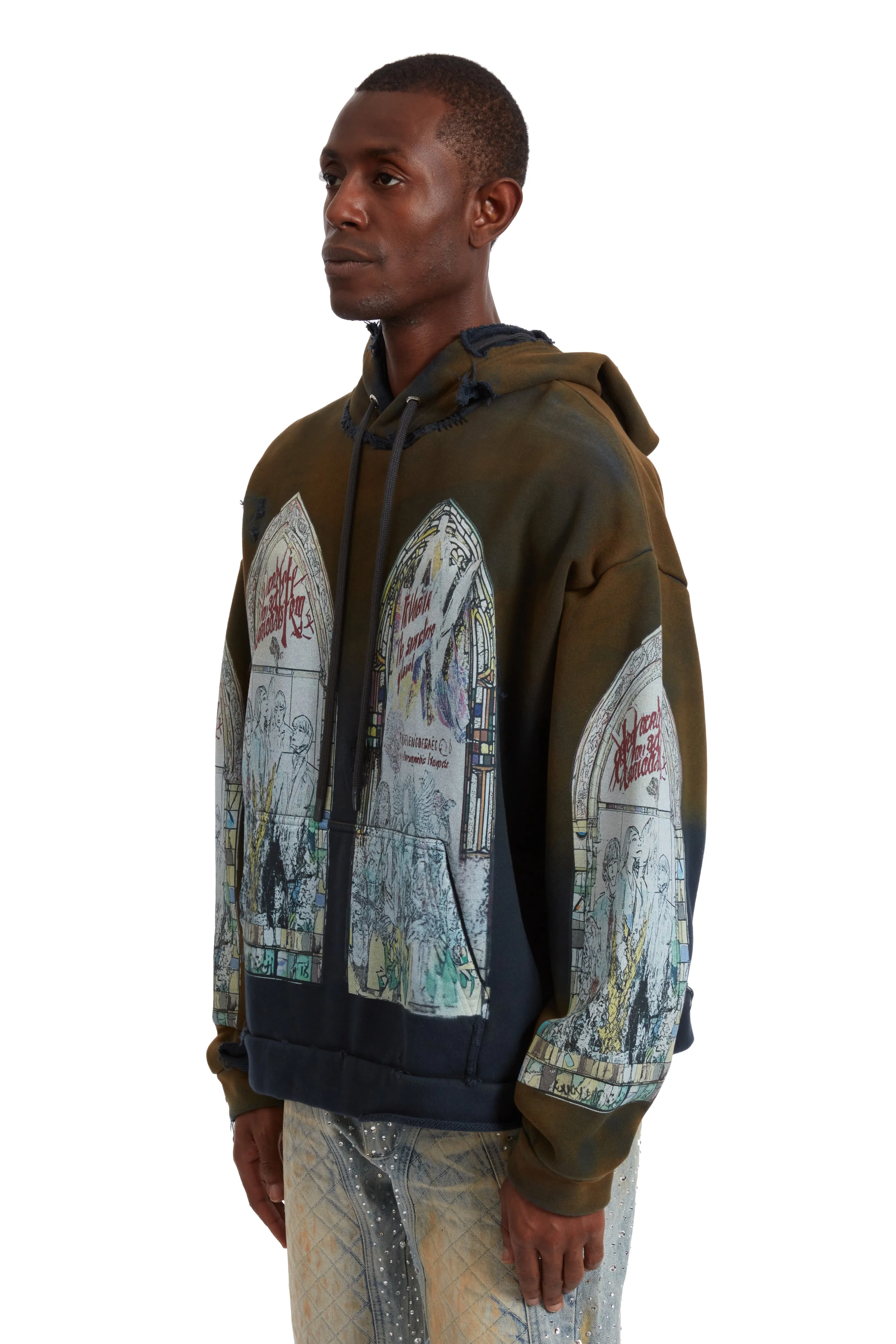 MOTLEY HOODED PULLOVER sold by WHO DECIDES WAR product image thumbnail 4