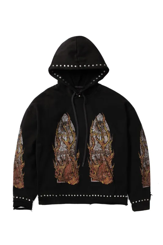 HARDWARE HOODED PULLOVER made by WHO DECIDES WAR