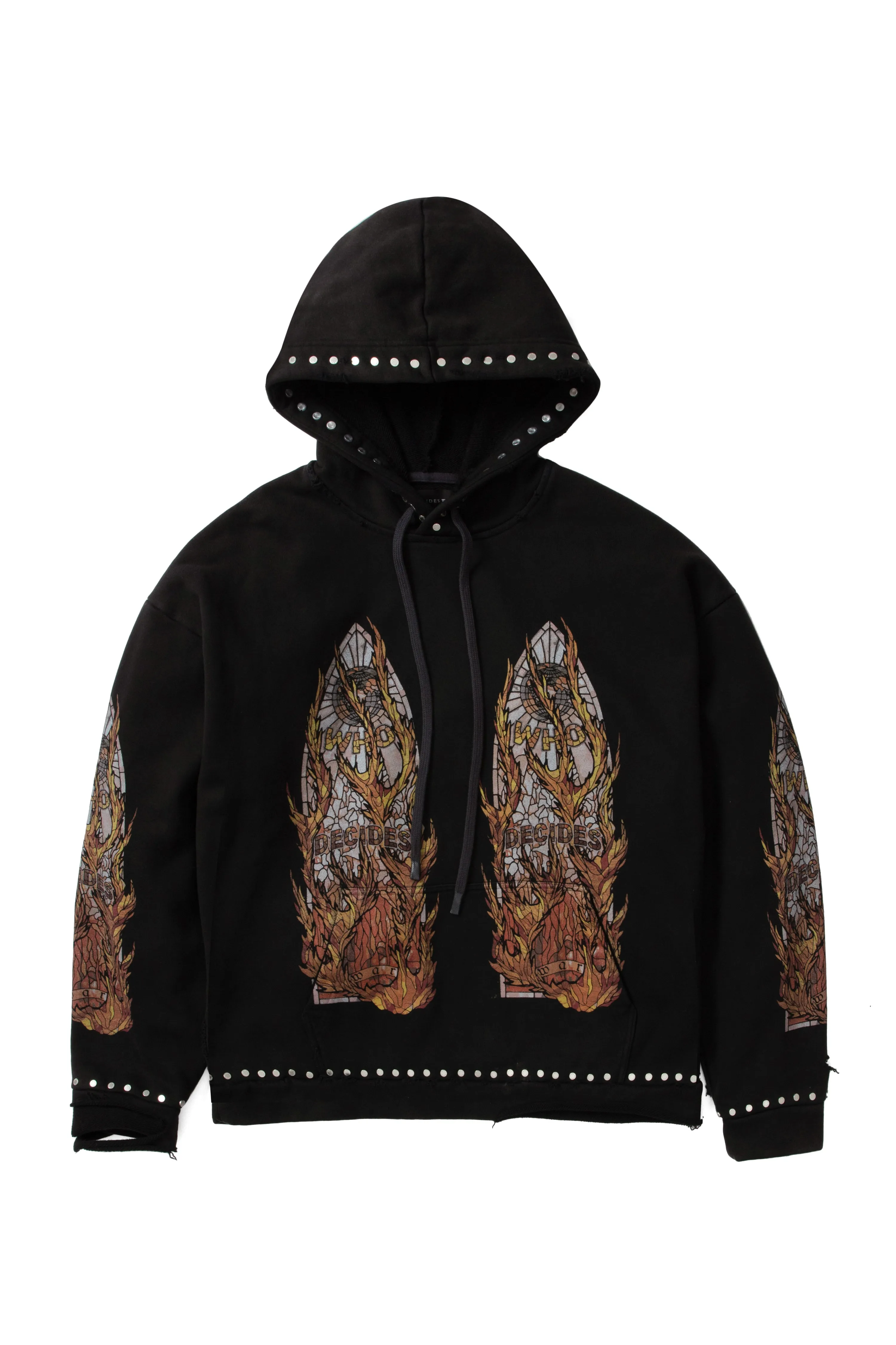 HARDWARE HOODED PULLOVER sold by WHO DECIDES WAR