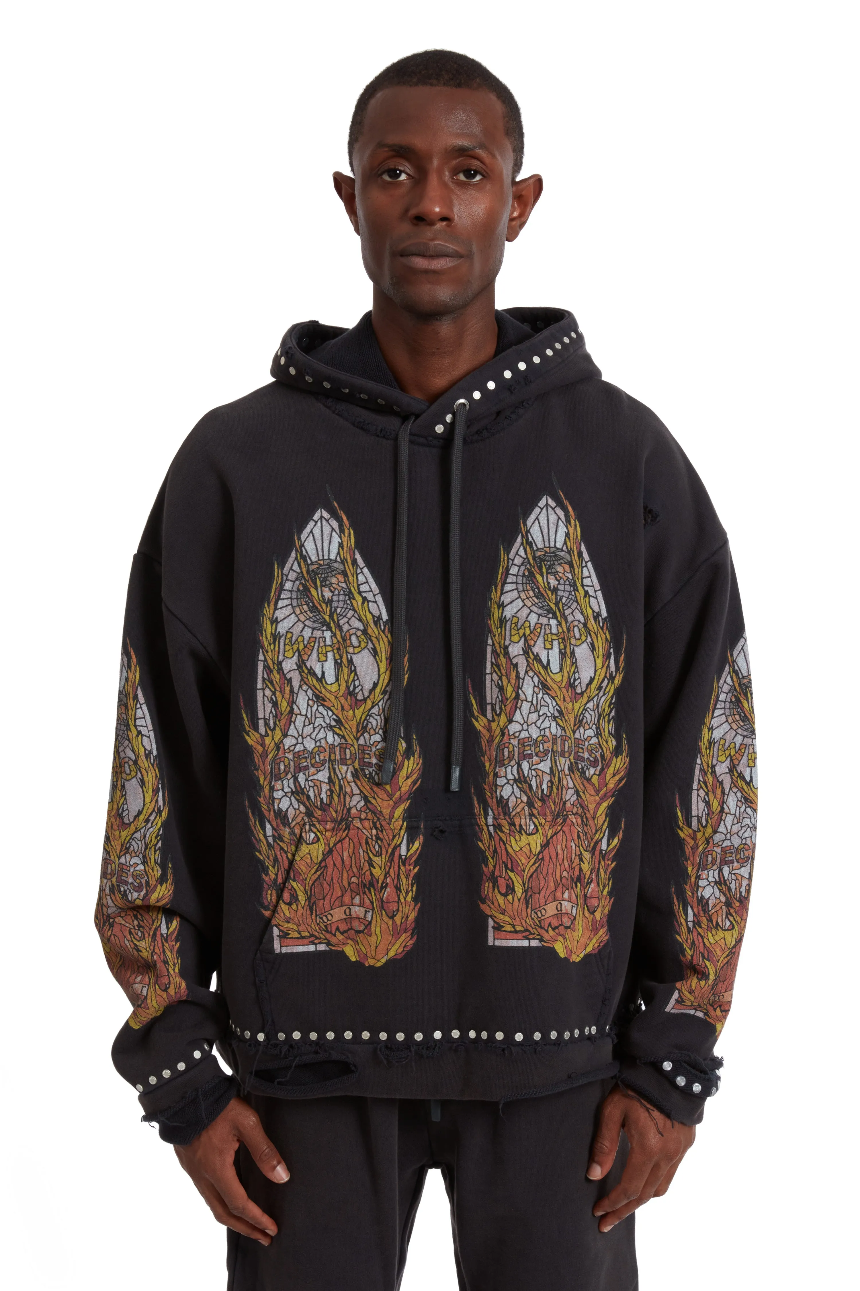 HARDWARE HOODED PULLOVER sold by WHO DECIDES WAR product image thumbnail 3