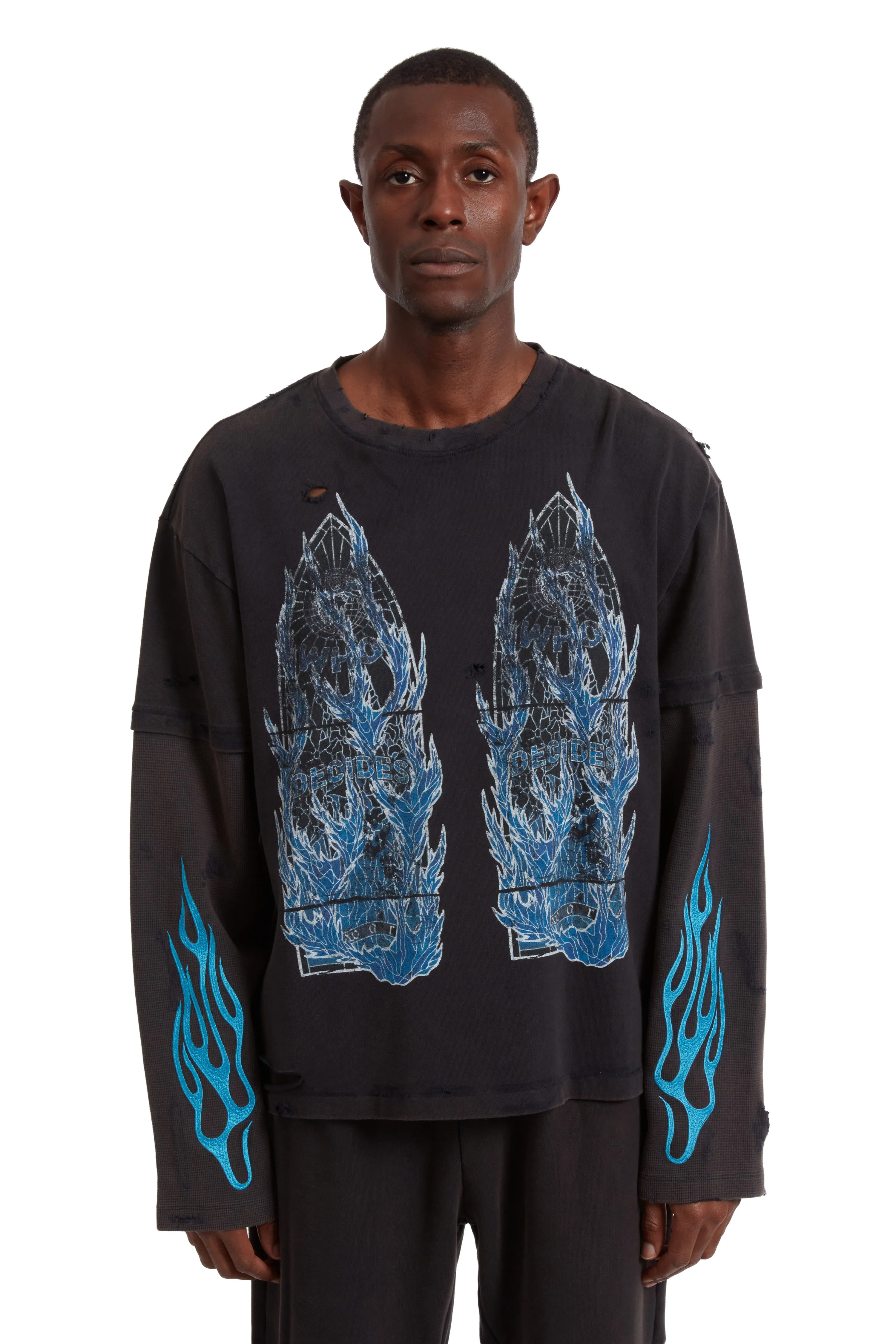 FLAME GLASS DOUBLE JERSEY sold by WHO DECIDES WAR product image thumbnail 3
