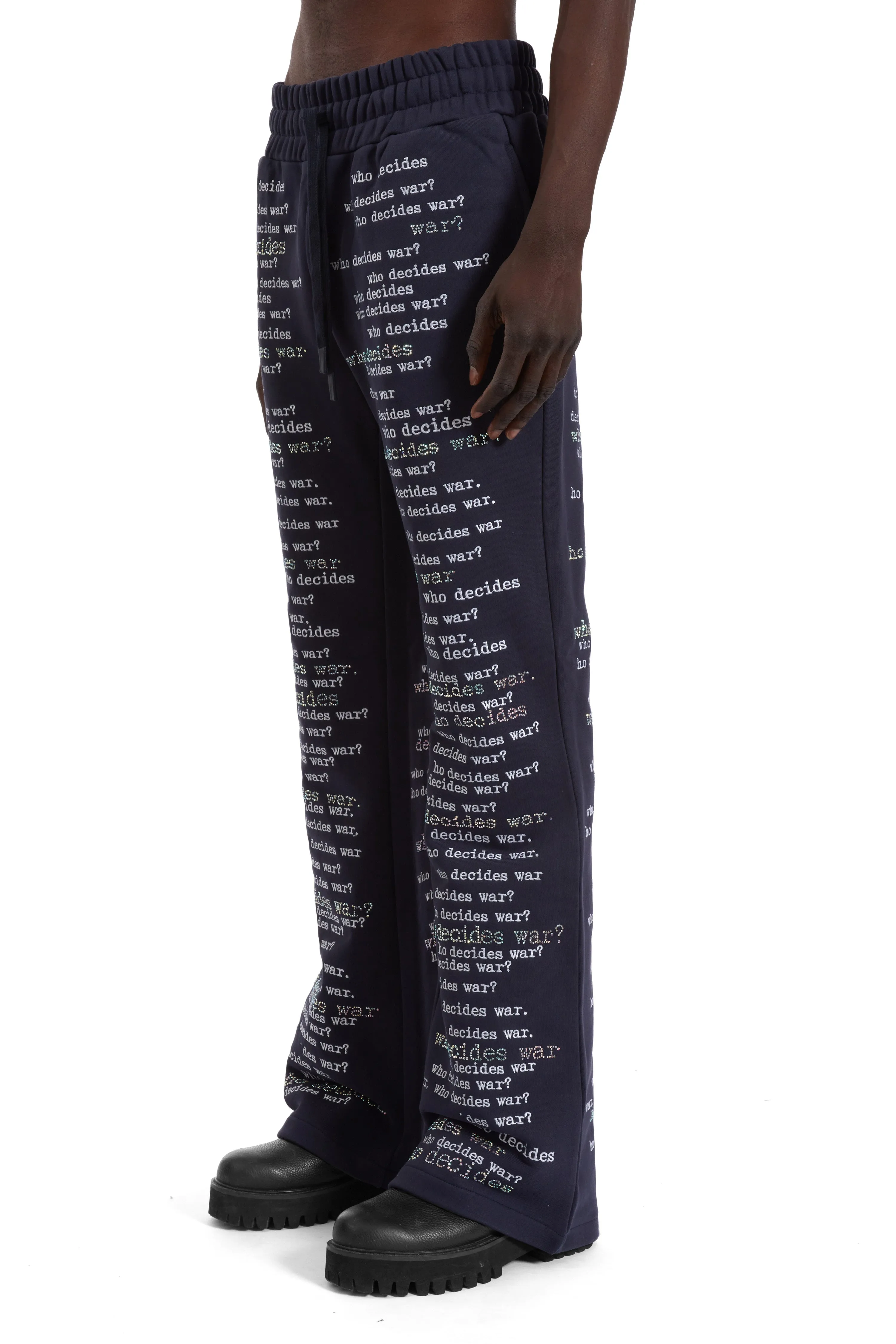 WDW SCRIPTURE SWEATPANTS sold by WHO DECIDES WAR product image thumbnail 4
