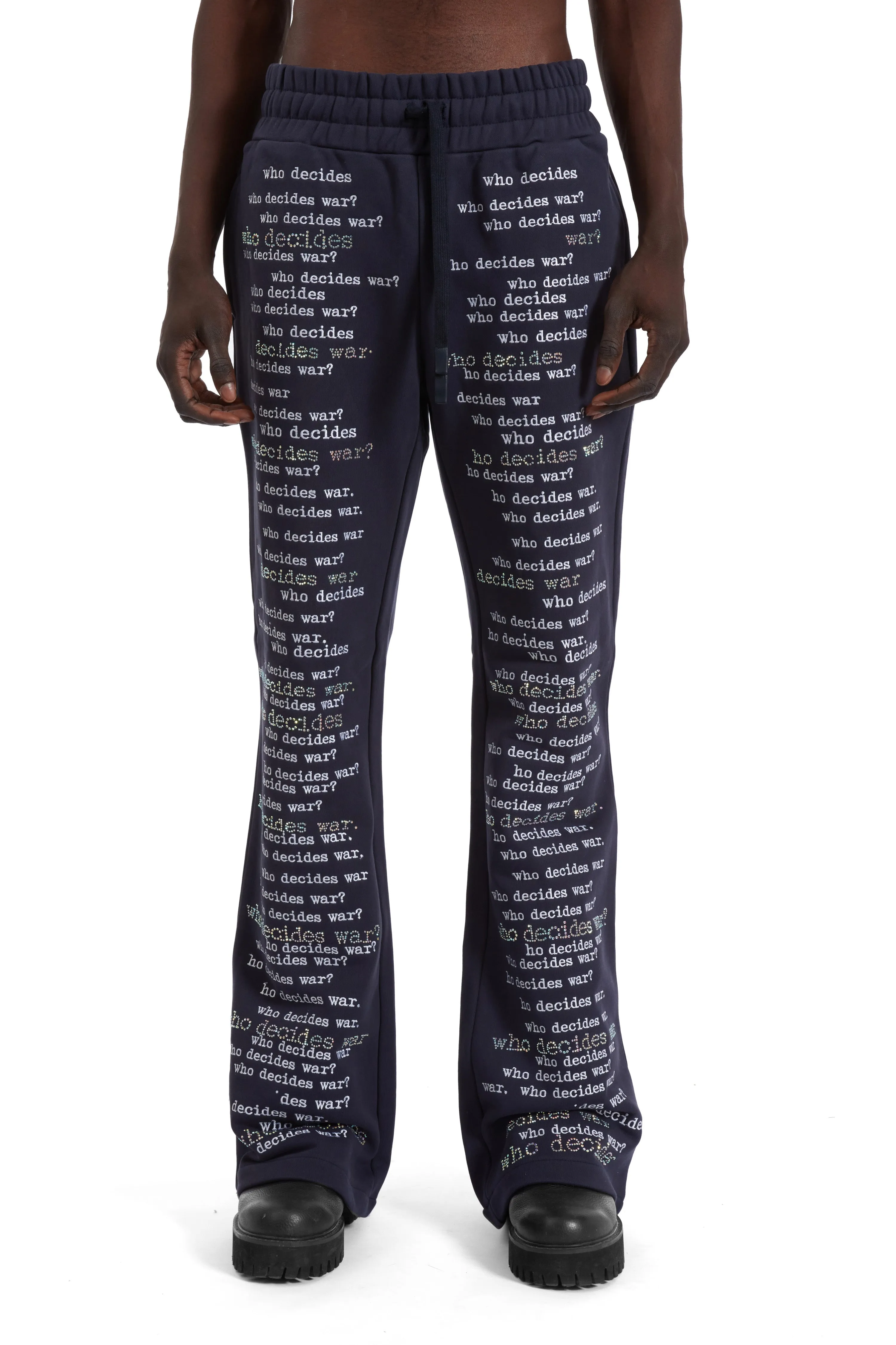 WDW SCRIPTURE SWEATPANTS sold by WHO DECIDES WAR product image thumbnail 3