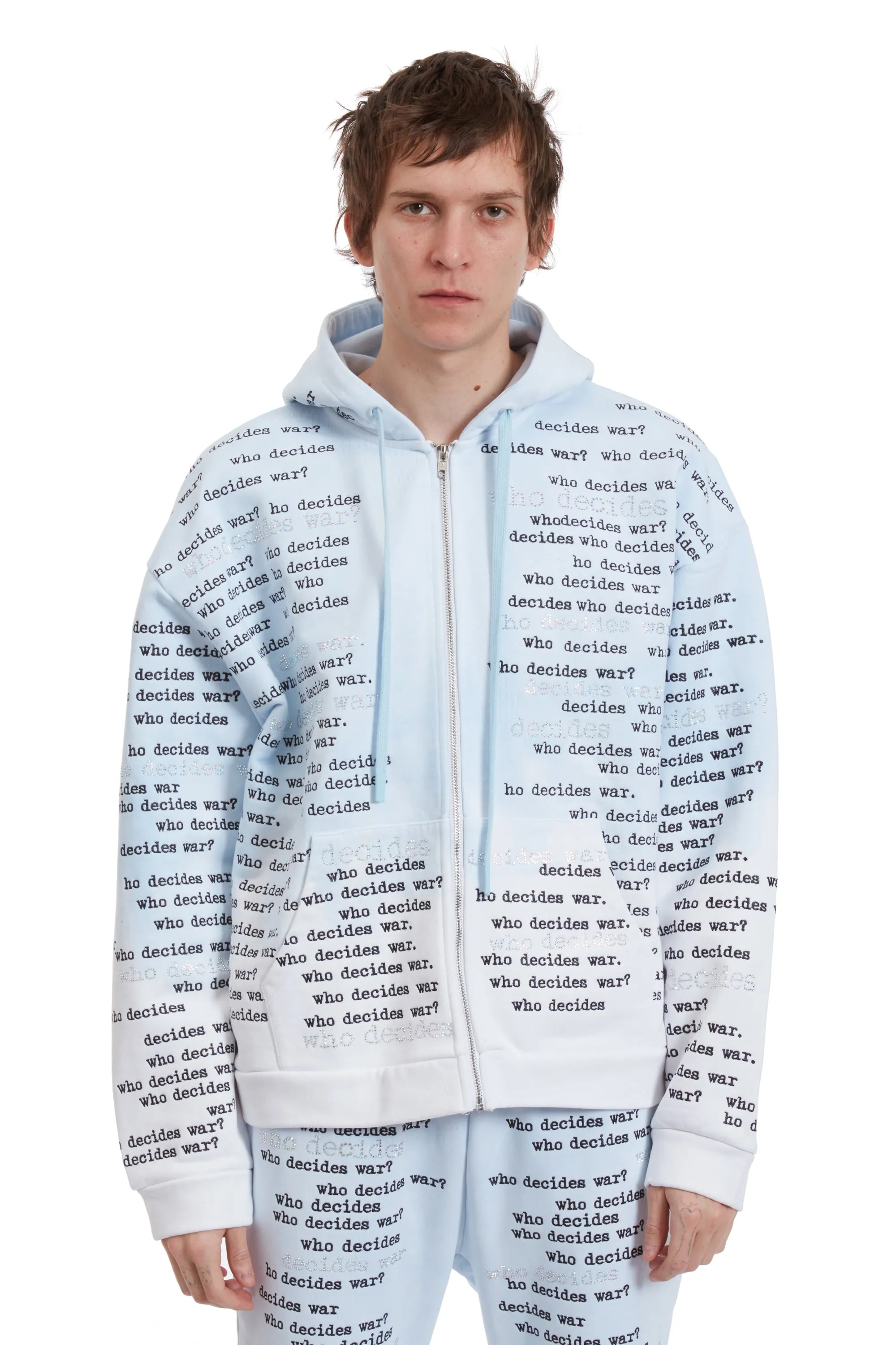 WDW SCRIPTURE ZIPPER HOODIE sold by WHO DECIDES WAR product image thumbnail 3