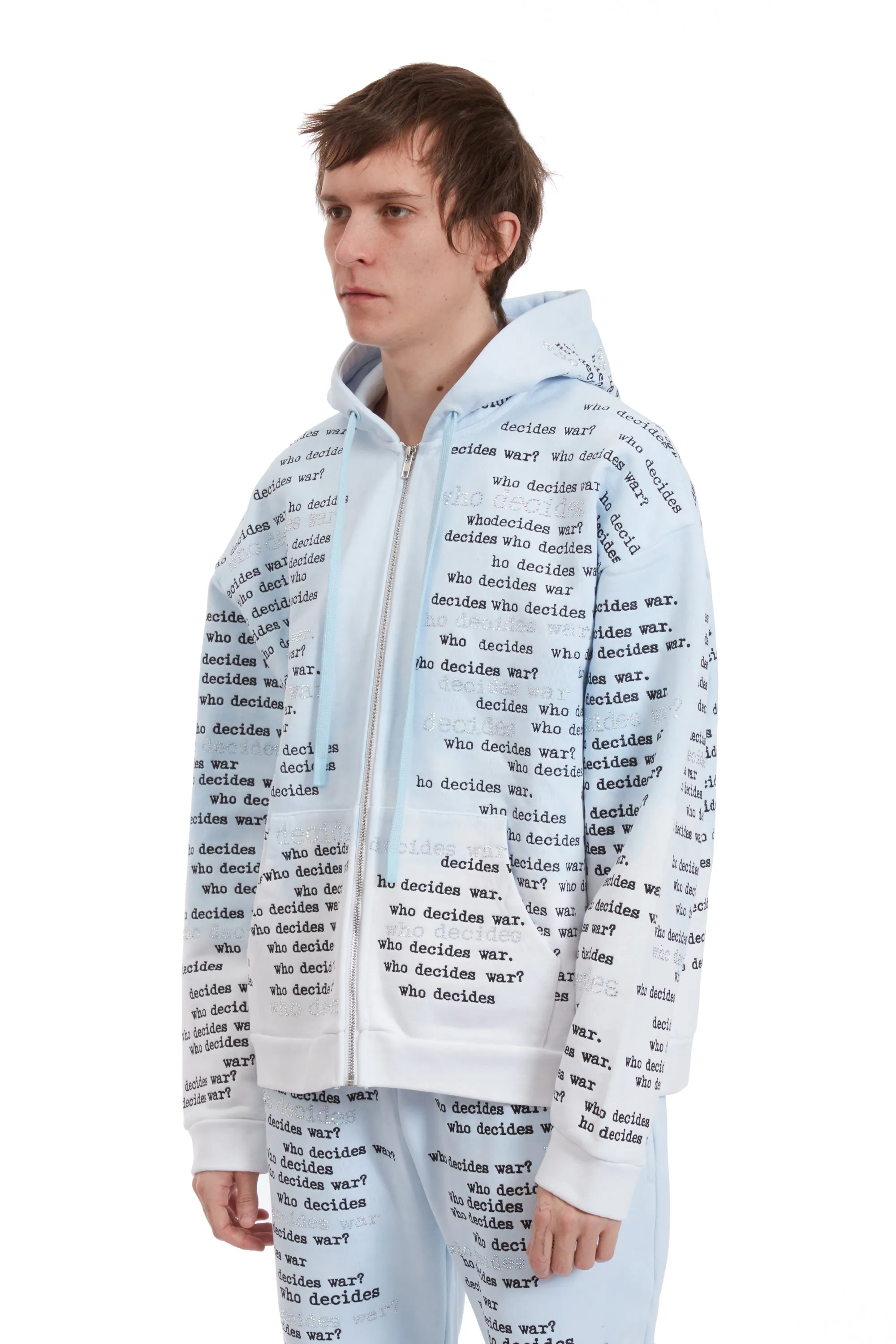 WDW SCRIPTURE ZIPPER HOODIE sold by WHO DECIDES WAR product image thumbnail 4