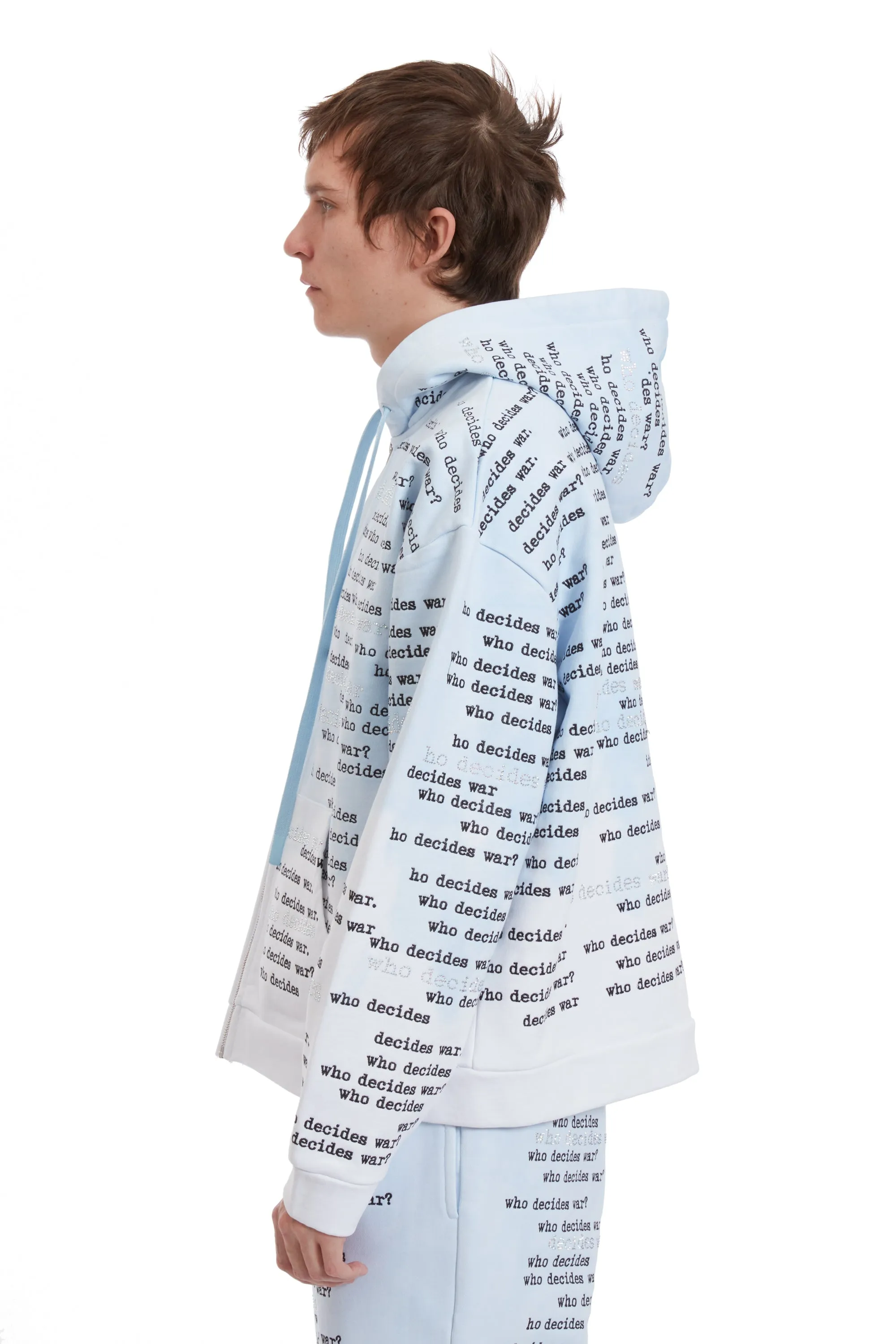 WDW SCRIPTURE ZIPPER HOODIE sold by WHO DECIDES WAR product image thumbnail 5
